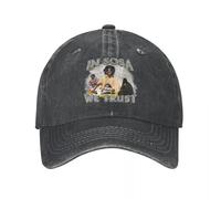 RTZXGIGC chez Sosa, Nous Faisons Confiance Chief Keef Casquette de Baseball Vintage en Coton Vieilli Rap Snapback Chapeau Entraînements en Plein air Chapeaux Souples déstructurés Casquette