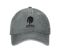 RTZXGIGC Coloré Bigfoot Sasquatch Croire Mode Unisexe Coton Casquette De Baseball Classique Adulte Réglable Denim Chapeau Cadeau