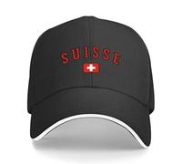 RTZXGIGC Drapeau de la Suisse Casquette de Baseball Casquette Militaire Homme Chapeau de Luxe Alpinisme Hommes Femmes