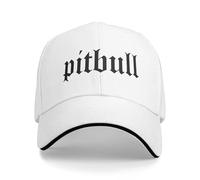 RTZXGIGC Été Casual Casquette De Baseball Rappeur Pitbull Noir Randonnée Pêche Trucker Chapeau pour Hommes Adulte Pare-Soleil Y2k Casquettes De Baseball Rétro