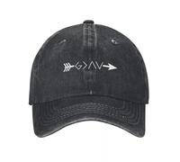 RTZXGIGC Femmes Hommes Dieu Est Plus Grand Que Les Hauts Et Les Bas Casquette De Baseball Imprimée Réglable Trucker Dad Hat Casquette De Baseball Snapback