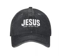 RTZXGIGC Femmes Hommes Le Chemin La Vérité La Vie Imprimé Casquette De Baseball Réglable Golf Tennis Chapeau Casquette De Baseball Snapback