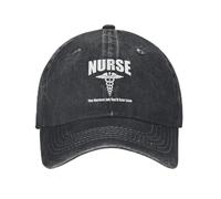 RTZXGIGC Infirmière - Travail Le Plus Difficile Que Vous aimerez jamais Mode Unisexe Casquette de Baseball en Coton Classique Adulte Ajustable Chapeau Cadeau
