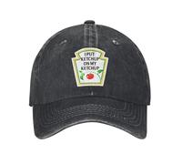 RTZXGIGC J’AI mis du Ketchup sur Mon Ketchup Couvre-Chef Casquette de Baseball Mode Unisexe Heniz Ketchup Chapeaux Casquette réglable Trucker Hat