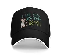 RTZXGIGC Je Peux Vous Montrer Quelques ordures Casual Casquette de Baseball Casquette de Camionneur d’été Réglable Tennis Skate Snapback Cap Couple Femmes y2k Mignon Caps Cadeau