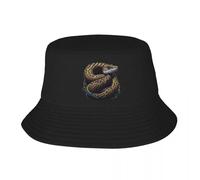 RTZXGIGC Lunatique maïs Serpent charmeur Seau Chapeaux Panama pour Enfants réversible pêcheur d’été Plage de pêche Casquettes Unisexes