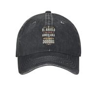 RTZXGIGC Si Grand-père ne Peut Pas Le réparer, Nous Avons des ennuis, Cadeau de fête des pères, Chapeau en Denim d’été Durable pour Toutes Les Saisons Golf Chapeau Casquette de Baseball Hommes