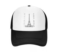 RTZXGIGC Tour Eiffel Paris France Casquette de Baseball Nouveau Chapeau Casquettes personnalisées Chapeau d’Hiver randonnée Hommes Femmes