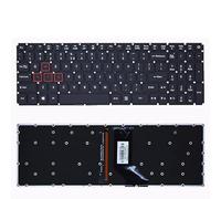 RU/SP/BR/US nouveau for A-ce-r as-pi-re VX 15 VX15 VX5-591G VX5-591 VX5-793 VN7-593 VN7-793 VN7-793G clavier rétro-éclairé anglais américain noir (remplacement du clavier) ( Color : SP 32 PIN Backlit