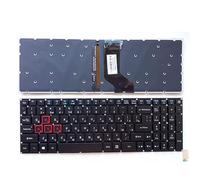 RU/SP/BR/US nouveau for A-ce-r as-pi-re VX 15 VX15 VX5-591G VX5-591 VX5-793 VN7-593 VN7-793 VN7-793G clavier rétro-éclairé anglais américain noir (remplacement du clavier) ( Color : RU 32 PIN Backlit