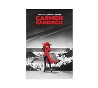 RUADK Poster sur toile de l'anime Carmen Sandiego 30 x 45 cm
