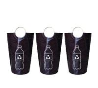 Ruaizel Lot de 3 bouteilles de collecte de bouteilles de consigne - 82 l - Pliables - Avec poignées - Étanche - Pour cuisine, salle de bain, buanderie, extérieur