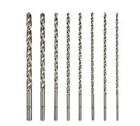 RUAJOGYNVM 0.5mm-3.2mm Long Drill Bits Metal Woodworking HSS 60/80/100/120mm Length Twist Bit (Size : 2.5x120mm 10pc) RUAJOGYNVM