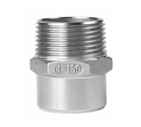 RUAJOGYNVM 1/4" 3/8" 1/2" 3/4" 1" 1-1/4" 2" Elbow 3way 4way Threaded Pipe Fitting Coupler Stainless Steel 304 BSP Joint Overview Adapte(8.0cm,1")