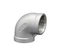 RUAJOGYNVM 1/8'' - 2'' Female Thread 304 Stainless Steel Equal 90 Degree Elbow Water Pipe Fitting SS304 Joint Connector(05)