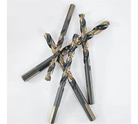 RUAJOGYNVM 10PCS 1mm-13mm M35 Cobalt Drill Bits HSS Twist 3-Flat Shank Pilot Point Drill Bit(1/1.5/2/2.5/3/4/5/6/7/8/9/10/11/12/13mm) (Size : 1mm 10pc) RUAJOGYNVM
