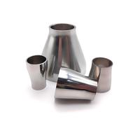 RUAJOGYNVM 1pc 25mm to 51mm SS304 Stainless Steel Concentric Reducer Welding Pipe Fitting
