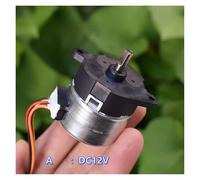 RUAJOGYNVM 1PC DC 12V/ DC 24V 35BY412L 35mm Round Stepper Electronic Starter 4-Phase 5-Wire PM35 Planetary A