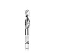 RUAJOGYNVM 1Pcs M3-M10 Screw Tap Drill Bits HSS Taps Woodworking Metric Combination Bit High Speed Steel Bright 1/4 Inch in Quick Change Hex(M8(1PC)) RUAJOGYNVM
