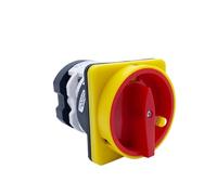 RUAJOGYNVM 20/25/32/50/75/125A Two Poles Rotary Cam Switch YMZ12 Series Padlock Power Cut Off Electronic Starter Control(32A)