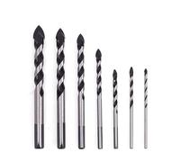 RUAJOGYNVM 3 4 5 6 8 10 12mm Multi-Functional Glass Drill Bit Triangle Bits for Ceramic Tile Concrete Brick Metal Wood Copper 1Pcs(8-8-10-10-12) RUAJOGYNVM