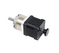 RUAJOGYNVM Big Tq Ratio 1:3.6-1:121 Nema23 24 DC 24V Geared Stepper Electronic Starter Dual Output Shaft with Handwheel Gear Box Stepping Electronic Starter(Ratio 47,Drive-UML245R(RS485))