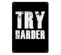 RUAJOGYNVM Distressed Metal Sign Give It Everything You Have Determination Decor For Garage Man Cave Workshop Gym 8 X 12 inch