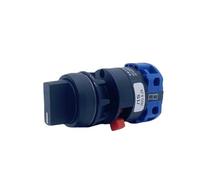 RUAJOGYNVM LW26-20/1S Single Hole 22mm Installation 20A Three Position 1 Pole Changeover Selector Dual Power Rotation Rrotary Cam Switch