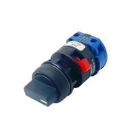 RUAJOGYNVM LW26 YMW26-20/1S Mouting Hole 22mm Two/Three Position Control Power Silver 20A One Pole Rotary Cam Switch(102)