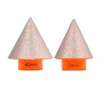 RUAJOGYNVM M14 Diamond Chamfer Bits 20-75mm Marble Concrete Hole Saw Masonry Drilling Crowns Construction Tools 1Pcs(35mm) RUAJOGYNVM