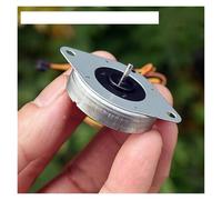 RUAJOGYNVM Round Ultra-Thin 35MM Stepping Electronic Starter DC 5V-12V 2-Phase 4-Wire Precision Stepper 3.75 Degree A
