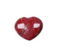 RUAJOGYNVM Various Materials Gemstones Rose Quartz Crystals Love Heart Shaped Amethyst Home Decoration (Color : Lignified Quartz)