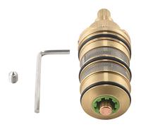 RUANI Cartouche thermostatique pour douche en laiton pour salle de bain et poignée pour mitigeur vanne mélangeur de douche bar mélangeur douche douche vanne mélangeur, Or