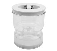 RUANI Pot de cornichons distributeur sec et pour cornichons et olives récipient pour pot un sablier pour l'organisateur du séparateur de cuisine de maison