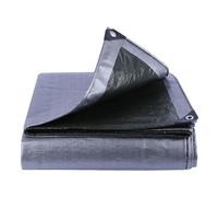 RUANLOV BâChe Robuste 8mx8m, Couverture PE Durable, RéSistante Au Soleil Et Aux DéChirures avec Joint MéTallique pour Camping, Tente, Bateau, Camping-Car, Voiture