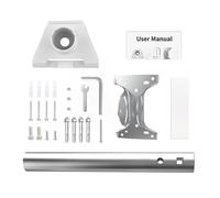 Ruarby 1 ensemble de support de toit pour antenne parabolique robuste avec outils et accessoires pour satellite