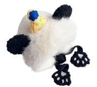 Ruarby Bonnet tricoté épais pour enfant - Extensible - Confortable - Pour l'hiver - Joli pour les trajets scolaires, blanc, Taille unique