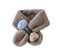 Ruarby Cache-cou en polaire pour enfant - Écharpe en coton pour l'hiver - Convient pour les enfants de 3 à 10 ans, H, taille unique