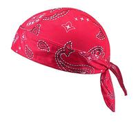 Ruarby Chapeau de pirate cool pour femme et homme - Chapeau souple réglable - Bandeau respirant - Turban respirant pour activités de plein air