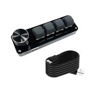 Ruarby Clavier macro personnalisable avec bouton unique 3 touches, 4 touches, 6 touches, 8 touches, claviers de jeu mécaniques programmables