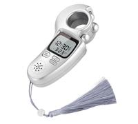 Ruarby Compteur de doigts électrique portable avec affichage de l'heure pour un environnement paisible