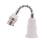 Ruarby Douille d'ampoule B22 vers E27 - 0,1 m | Support adaptateur réglable pour lampe AC100-230 V