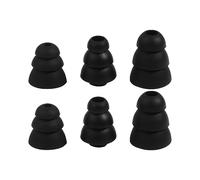Ruarby Embouts en silicone à triple bride pour écouteurs intra-auriculaires de 3,8 mm à 4,5 mm de diamètre intérieur