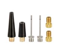Ruarby Ensemble d'adaptateurs de valves pour pompes à sphère, buse aiguille, gonfleur de pneu de vélo, accessoires de pompes à air, accessoires faciles à utiliser en métal