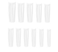 Ruarby Faux ongles carrés coniques XXL C Tips pour faux ongles extra longs carrés droits faux ongles acrylique