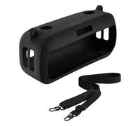 Ruarby Housse de protection en silicone pour haut-parleurs avec sangles d'épaule anti-poussière et anti-chocs