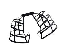 Ruarby Jupon Crinoline Polyester Robes de Soirée Double Pannier pour Mariée Demoiselles d'honneur Blanc/Noir Robe de Mariée pour Robe de Mariée, Noir , taille unique