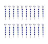 Ruarby Lot de 20 tees de golf en plastique à faible résistance 70 mm 83 mm pour frapper de longues distances