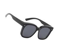 Ruarby Lunettes de soleil polarisées carrées à monture légère pour un style de vie actif et des loisirs - Grande ombre pour femme, H