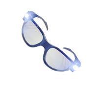 Ruarby Lunettes LED à chargement USB avec double phare et pince-nez souple pour PC, lunettes unisexes résistantes